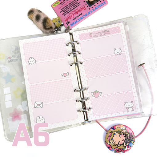 ♡ slow stuff - A6/A7 Strawberry Club Diary Refill Sheet