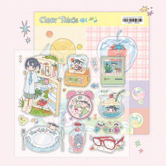 swoov - clear things sheet sticker