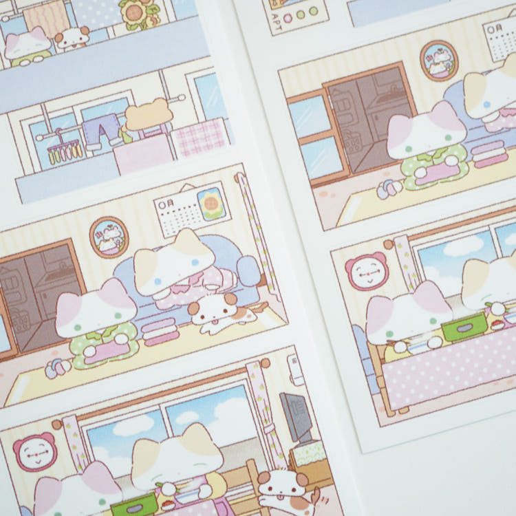 fluffyboo - apartment sheet sticker