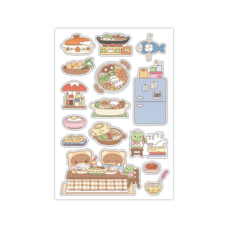 fluffyboo - hotpot sheet sticker