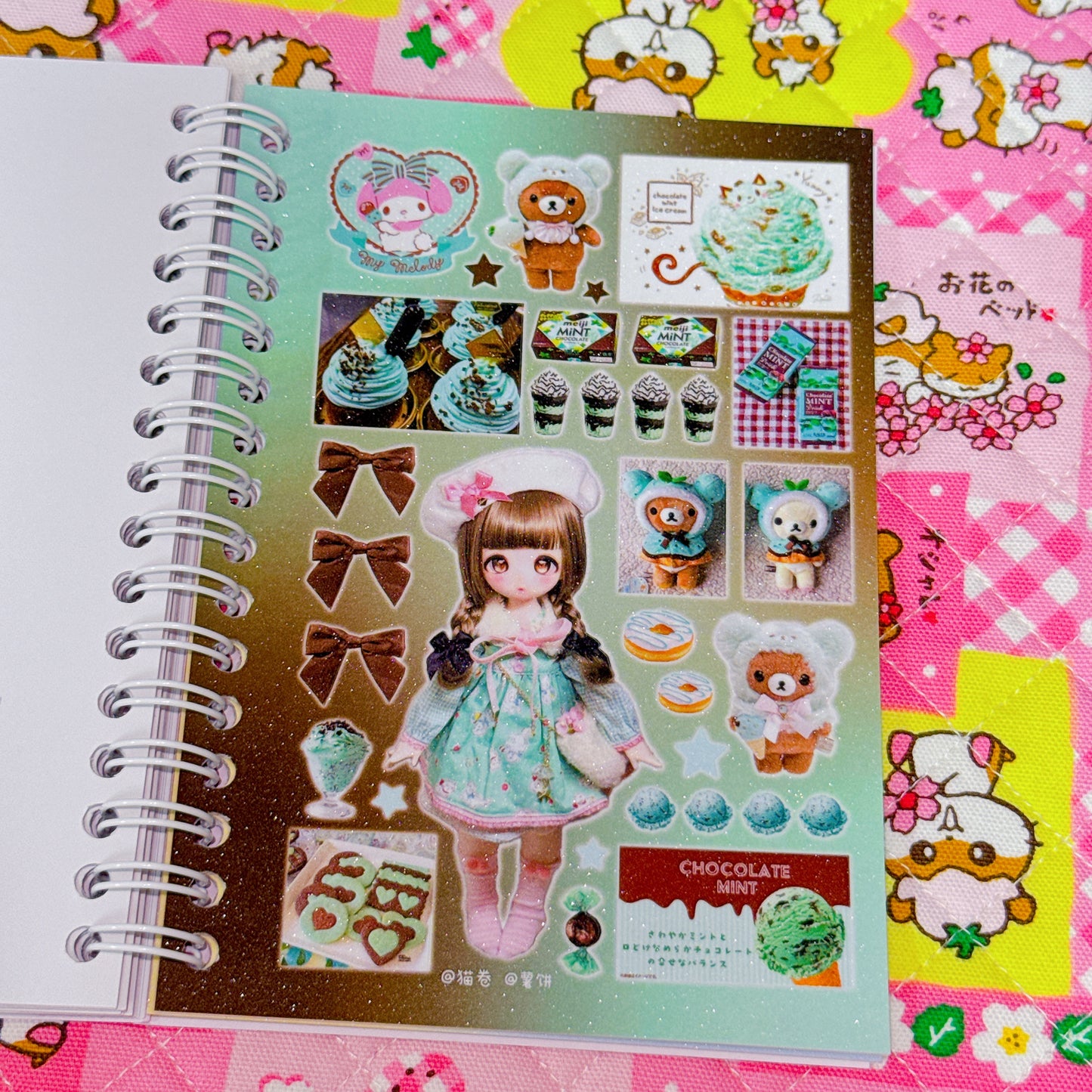 Sticker Book ♡ 30 pages (background sand)
