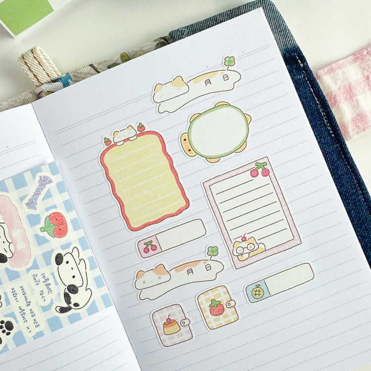 fluffyboo - note it sheet sticker