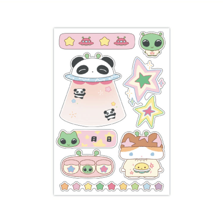fluffyboo - star sheet sticker