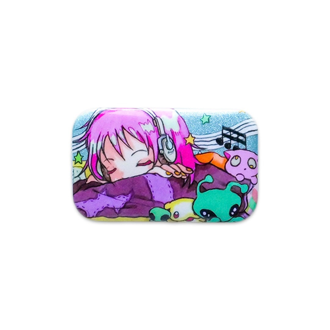 ♡ Oliwa - My Secret Diary Glitter Pin Badge