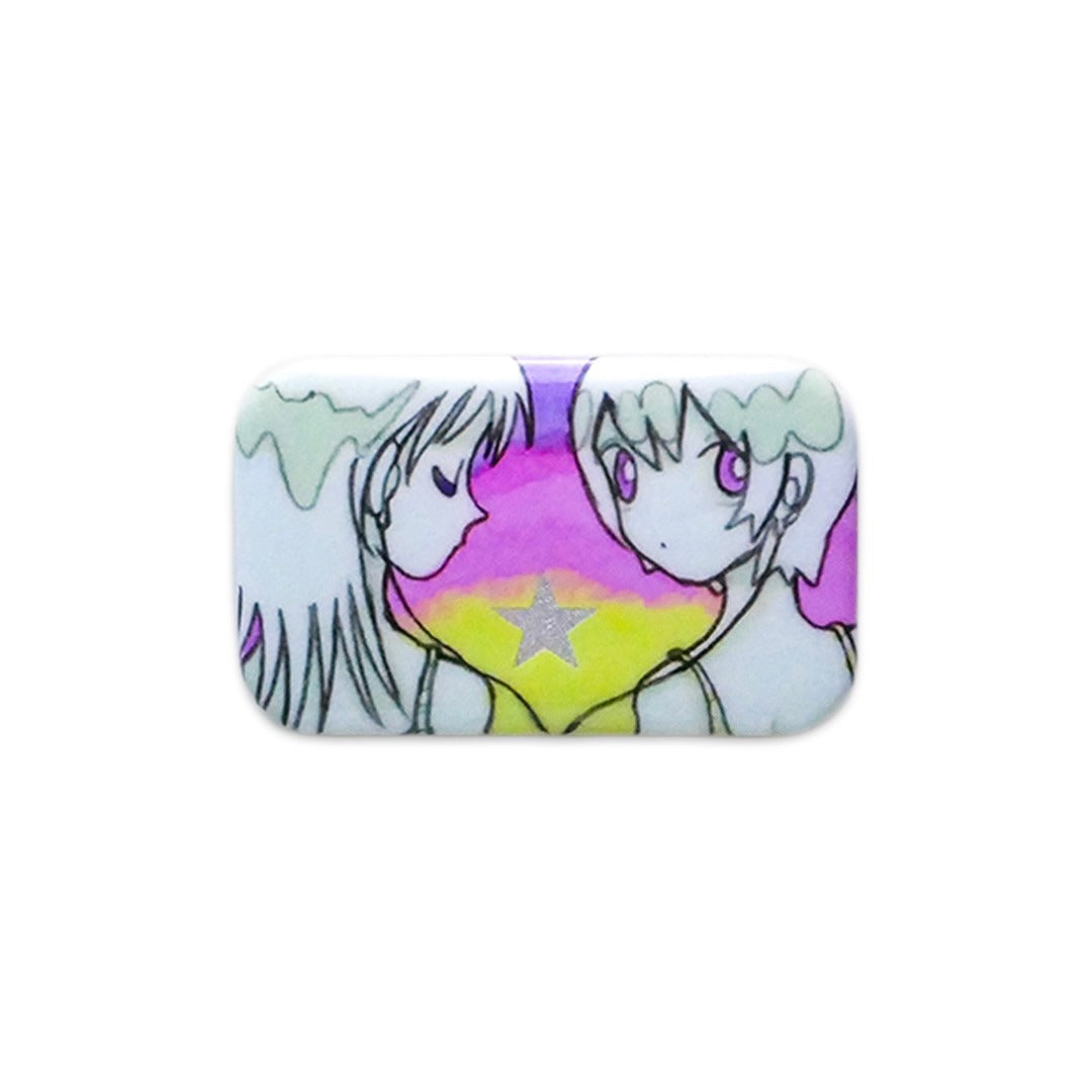 ♡ Oliwa - My Secret Diary Glitter Pin Badge