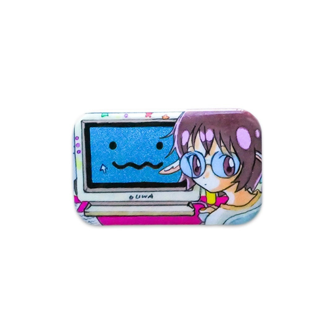 ♡ Oliwa - My Secret Diary Glitter Pin Badge