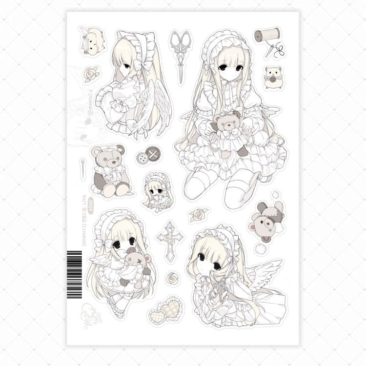 meetsu - angel dream LIYA sticker