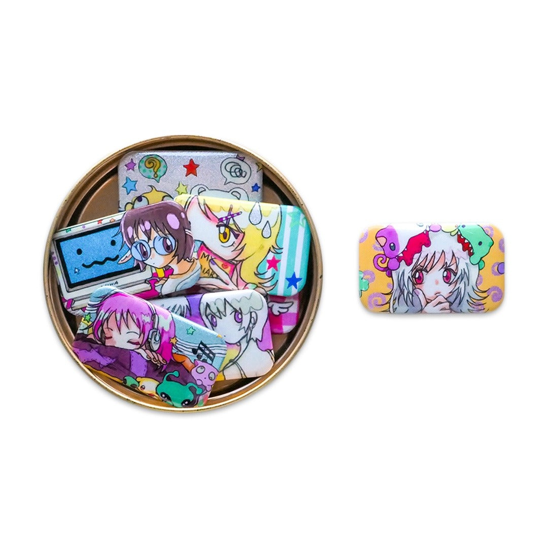 ♡ Oliwa - My Secret Diary Glitter Pin Badge