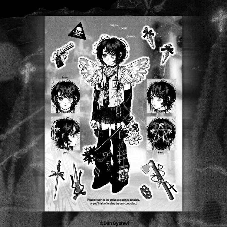 Gyohwi - Angela sticker
