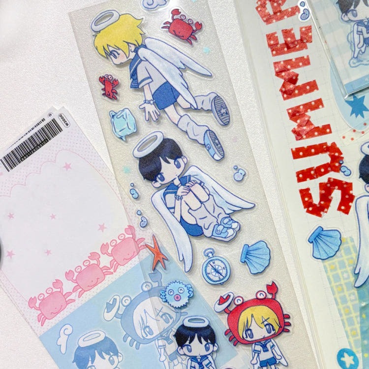 zkzk studio - sky and ocean sticker