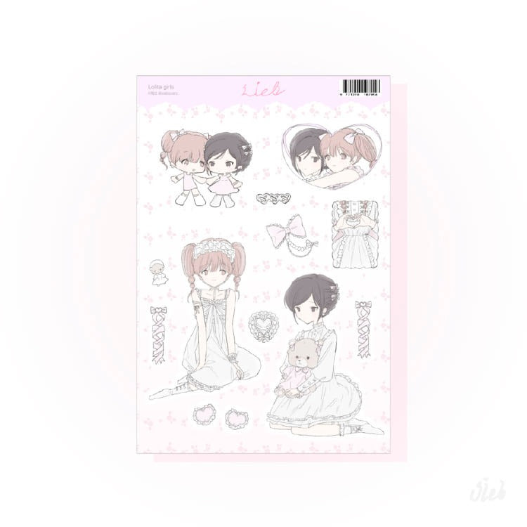 Sieb - lolita girls Sticker