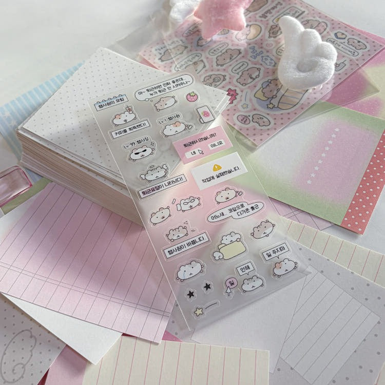 roundoeuf - ham sheet sticker