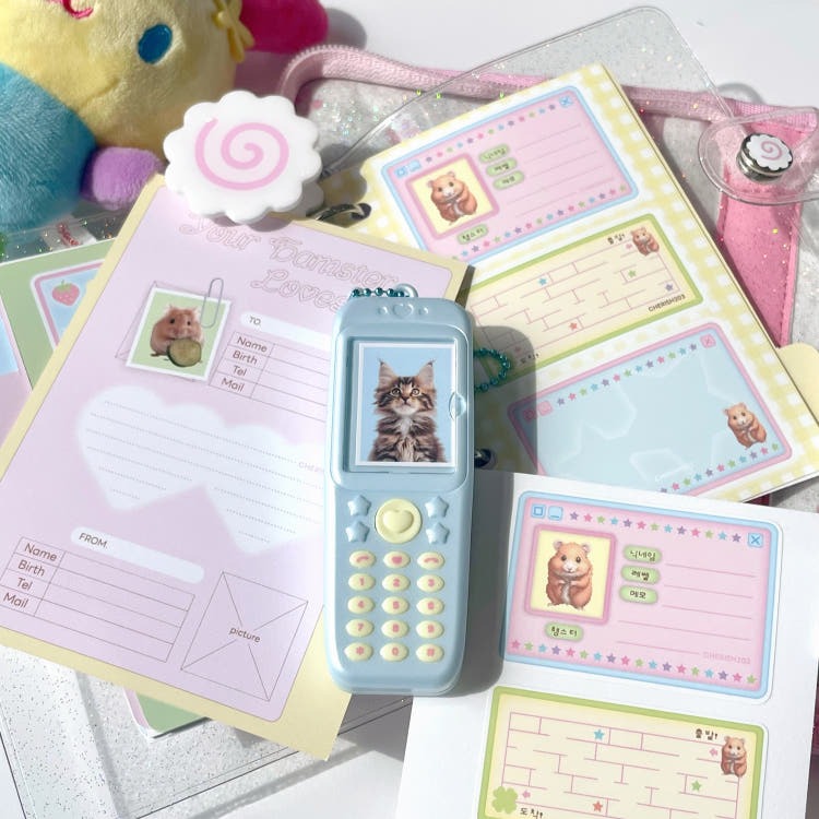 cherish 203 - i love hamsters sticker