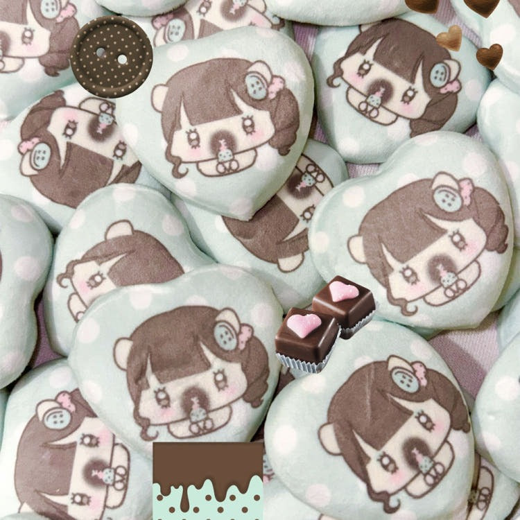Seolkee Illust - mint guinea pin button