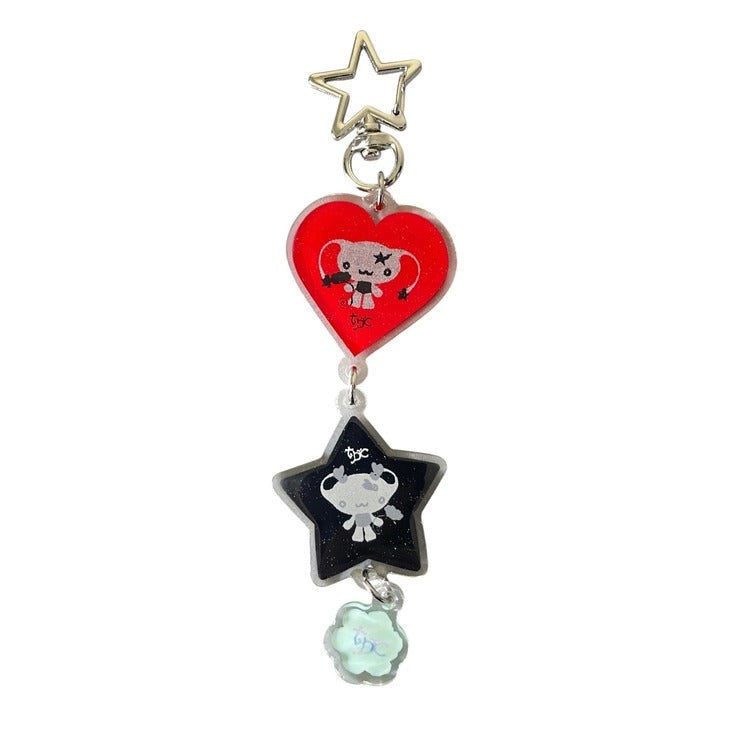 alldollscode - transparent cave fairy keychain