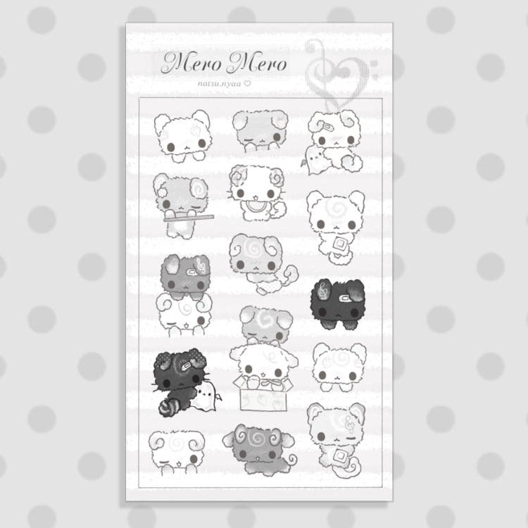 Natsunya - meromero sticker