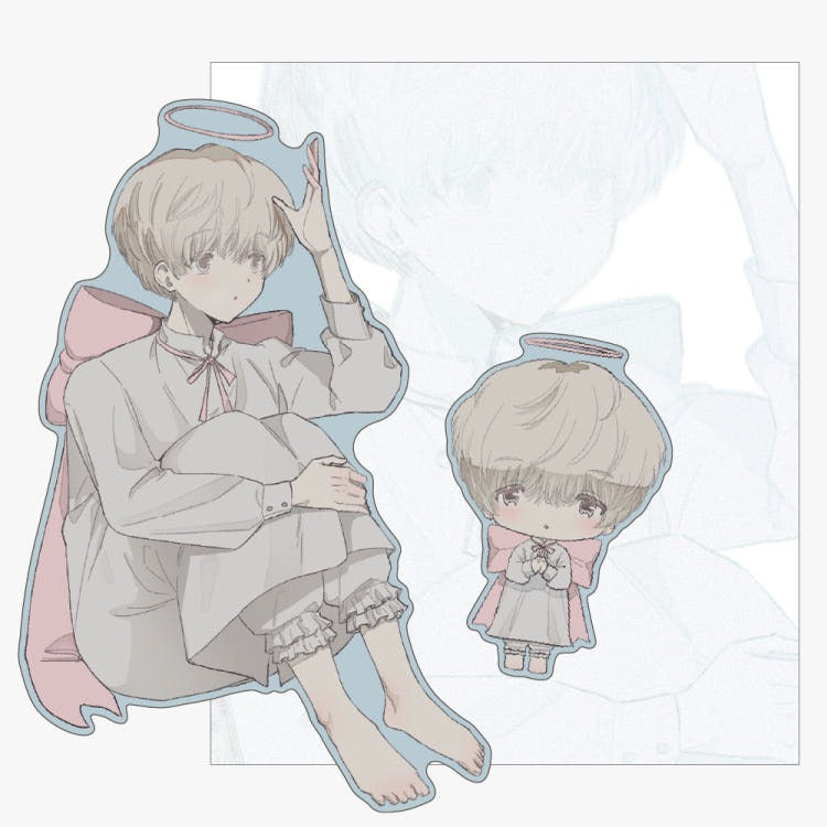 Sieb - ghost boy Die Cut Sticker