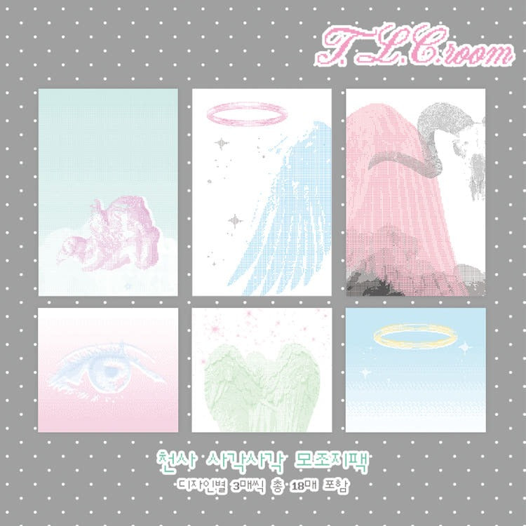 TLC Room - Angel Memo Sheet Sticker Pack