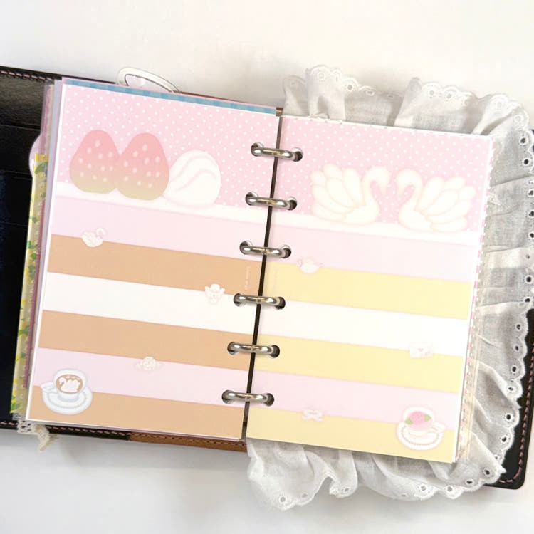 slow stuff - fluffy cream cake a7 diary refill