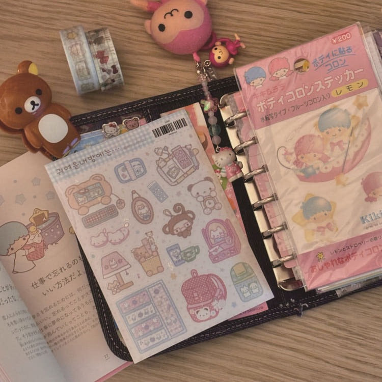 munyu - my cute room sticker sheet