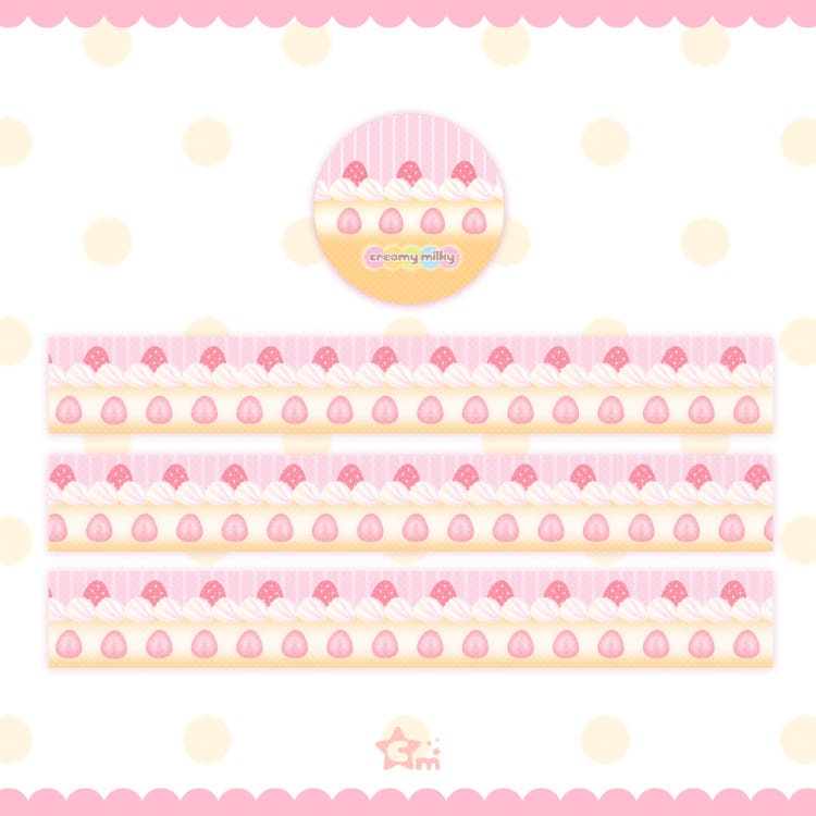 Creamy Milky - Strawberry Cake Tape