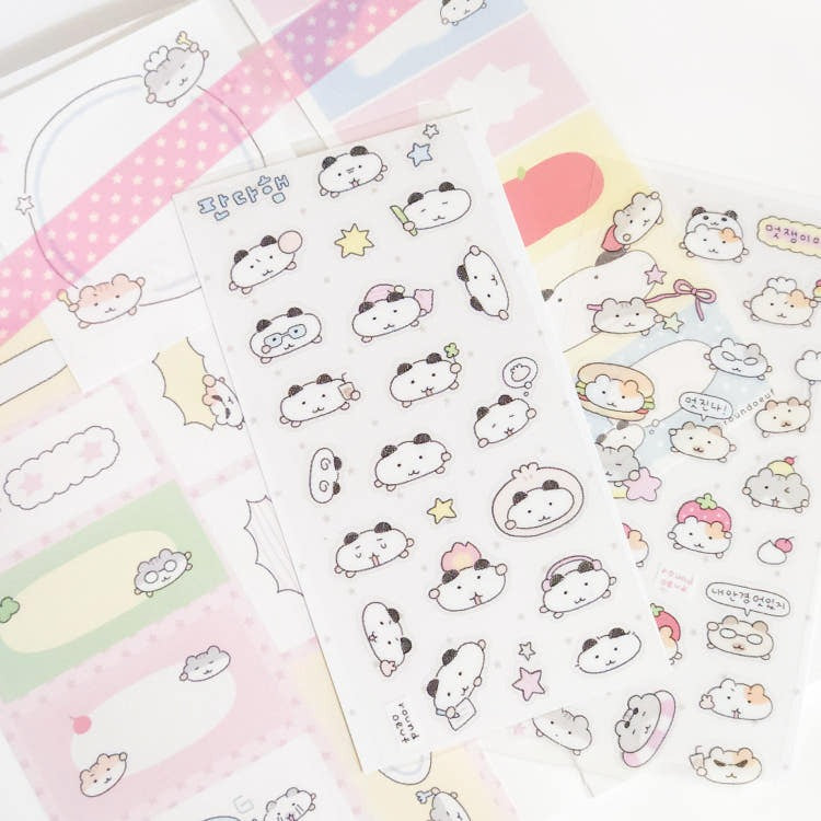 roundoeuf - transparent sticker (4 options)