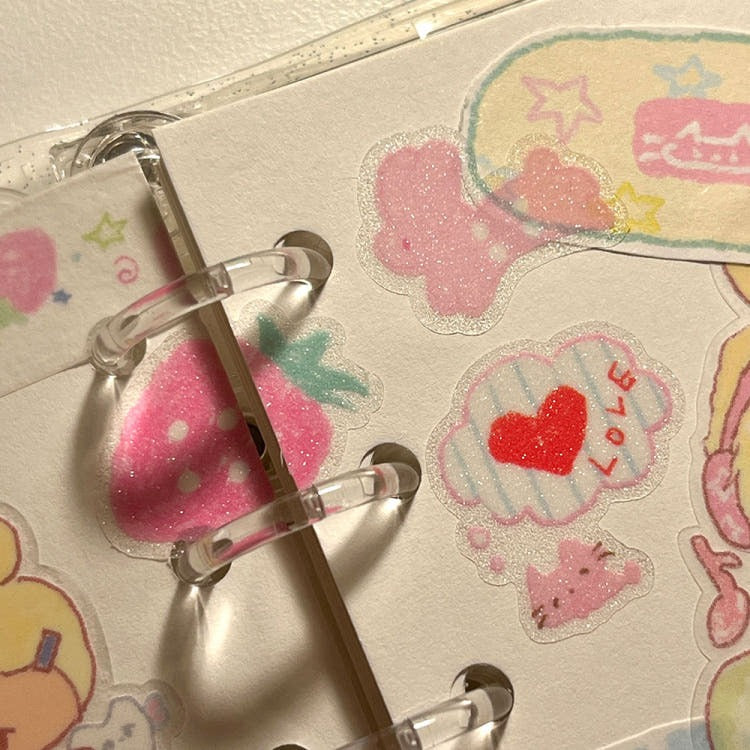 Berddi - Berddi Friends Glitter Kiss Cut Sticker