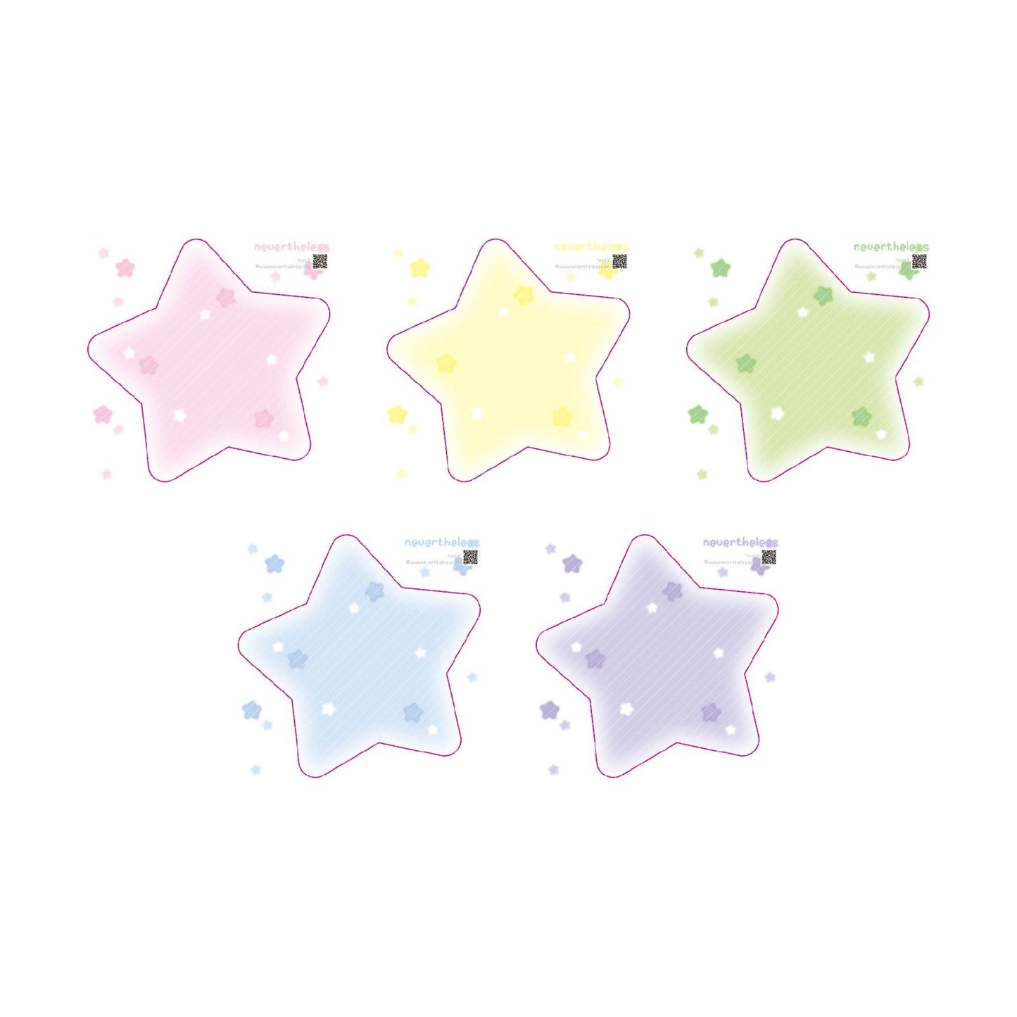 nevertheless - star memo sheet sticker