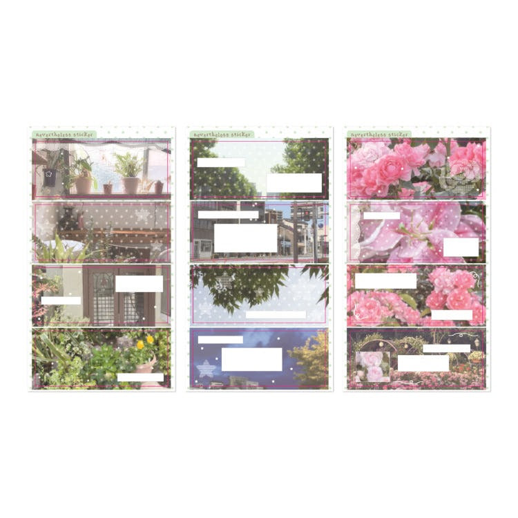 Nevertheless - weekly summer scenery memo sheet sticker