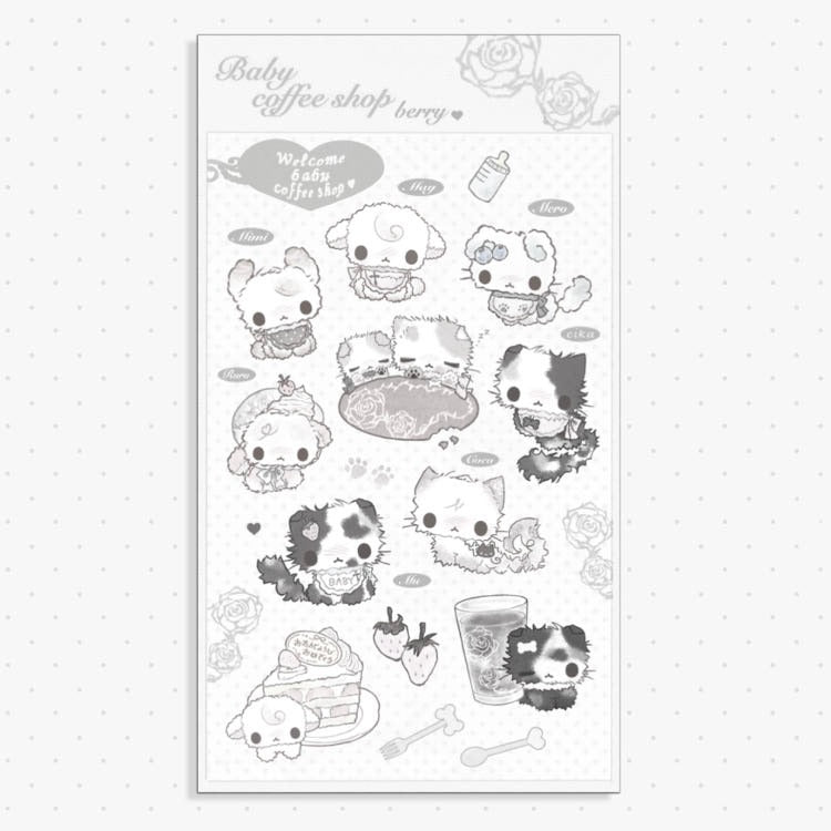 Natsunya - baby cafe sticker