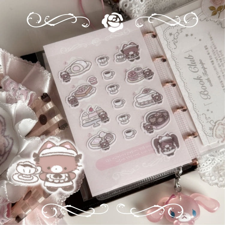 Tanpopo - almond dessert Sticker