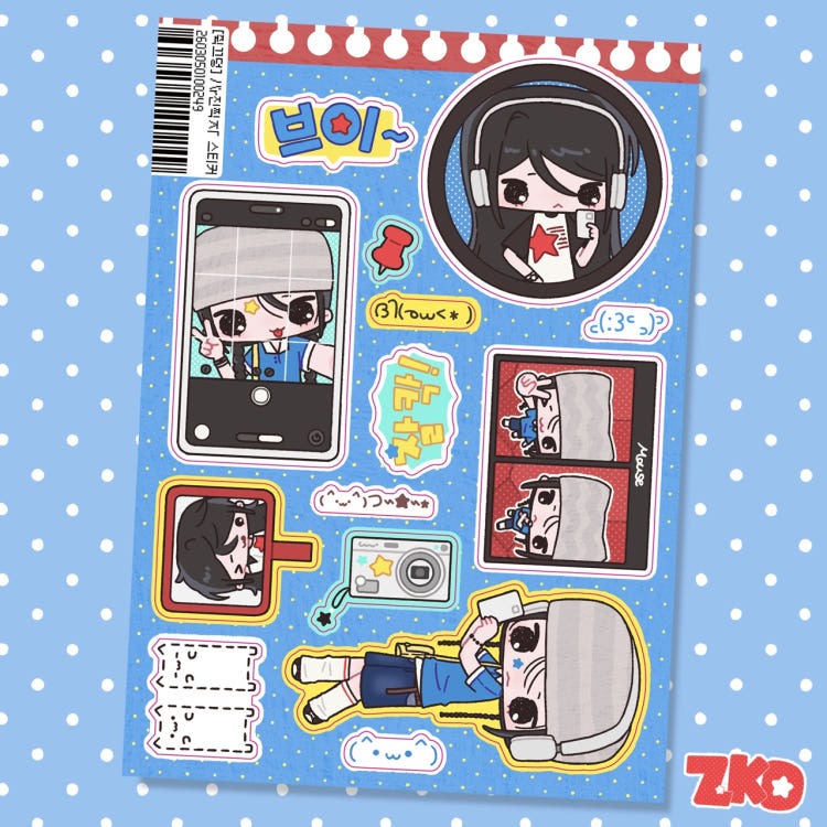 ZKD - photo time sticker