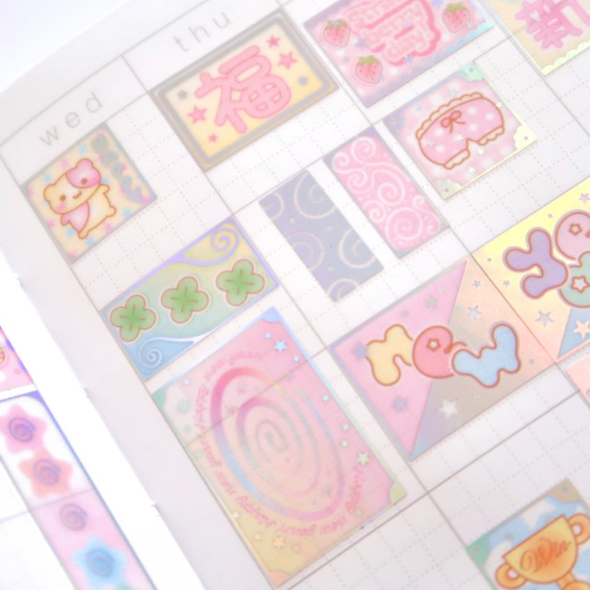 ♡ Pearly Button - Label Sticker