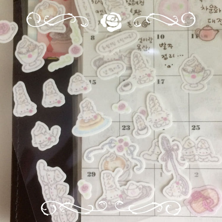Tanpopo - whipping cat Sticker