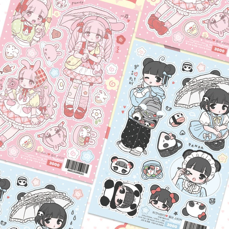Seolkee Illust - picnic sticker