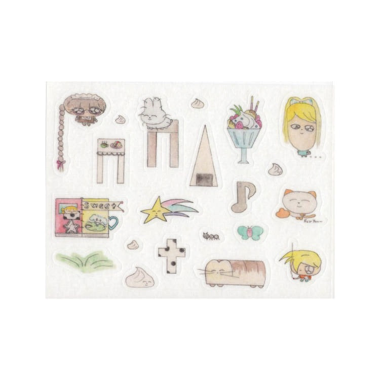 zinzoo - sweetness sheet sticker