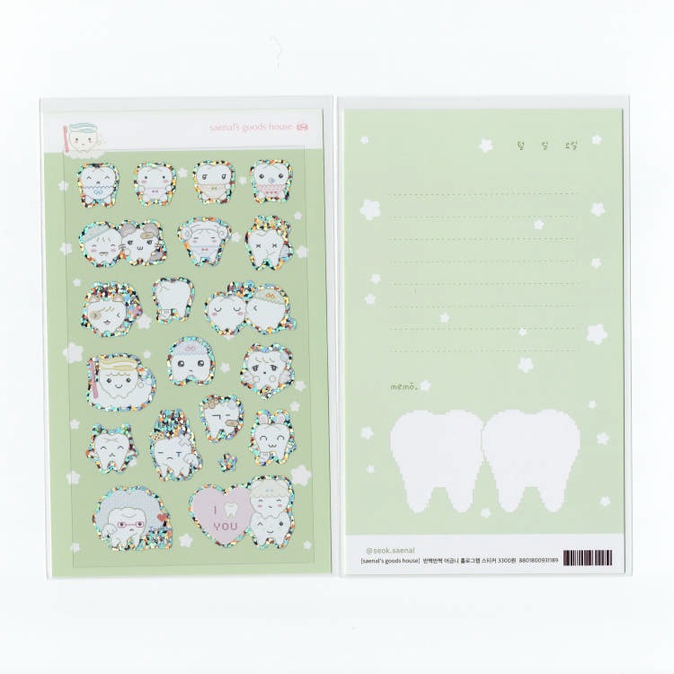 saenal - molar sticker sheet