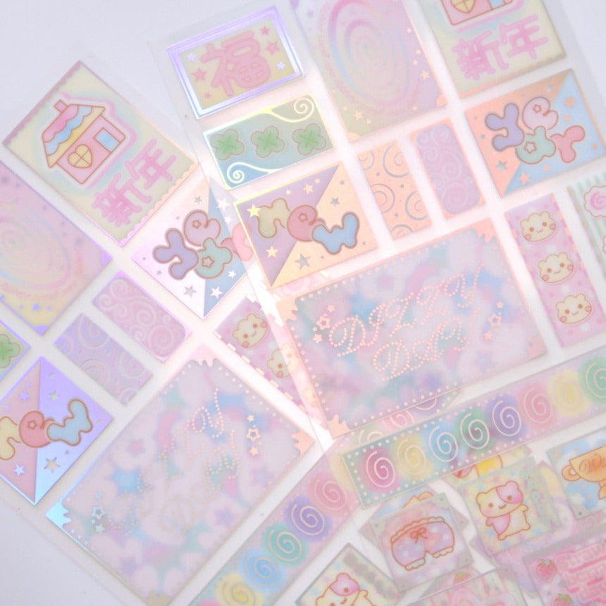 ♡ Pearly Button - Label Sticker