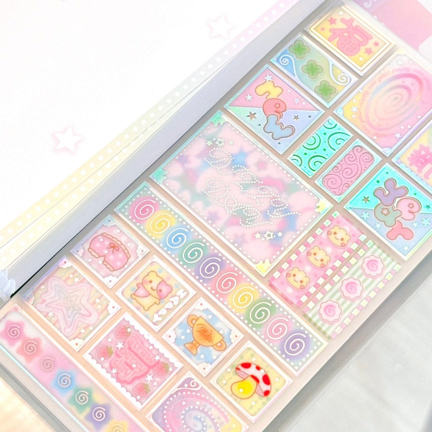 ♡ Pearly Button - Label Sticker