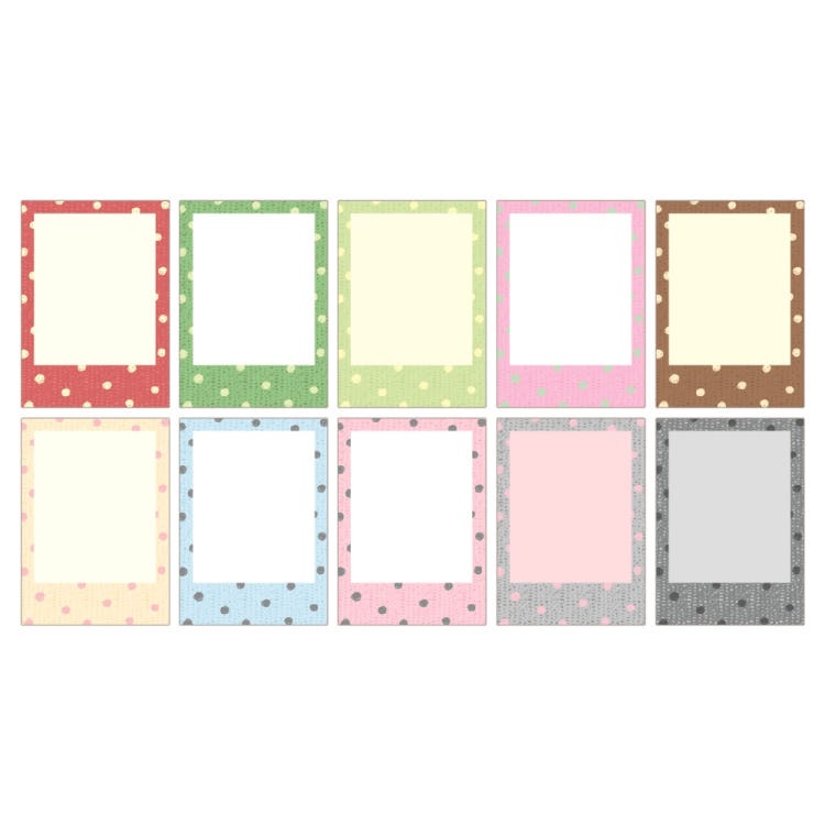 iostudio - polaroid memo sheet sticker
