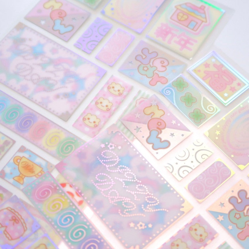 ♡ Pearly Button - Label Sticker