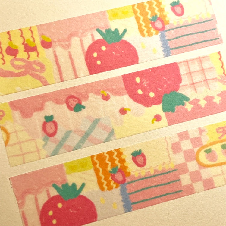 Berddi - Strawberry Washi Tape