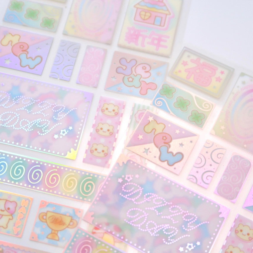 ♡ Pearly Button - Label Sticker