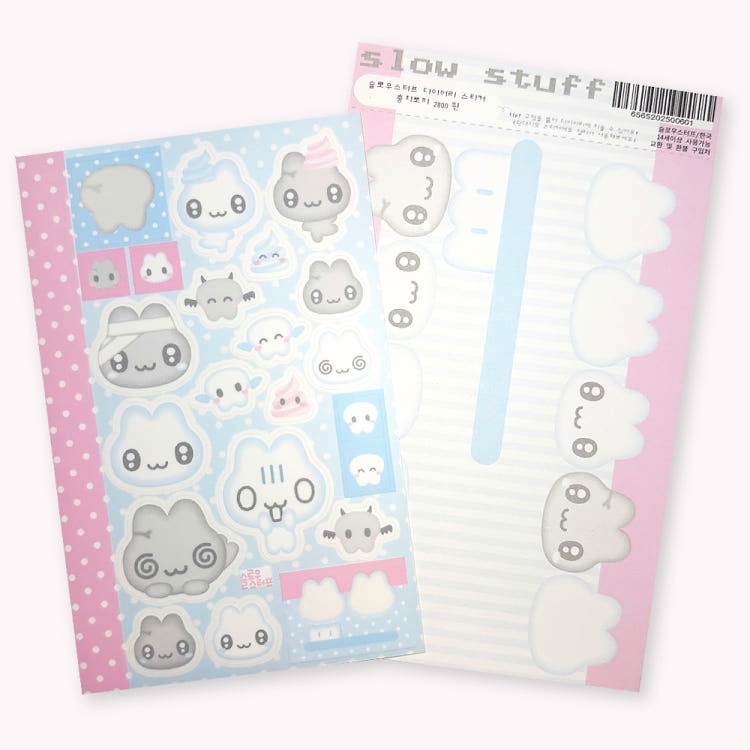 slow stuff - bunny sticker