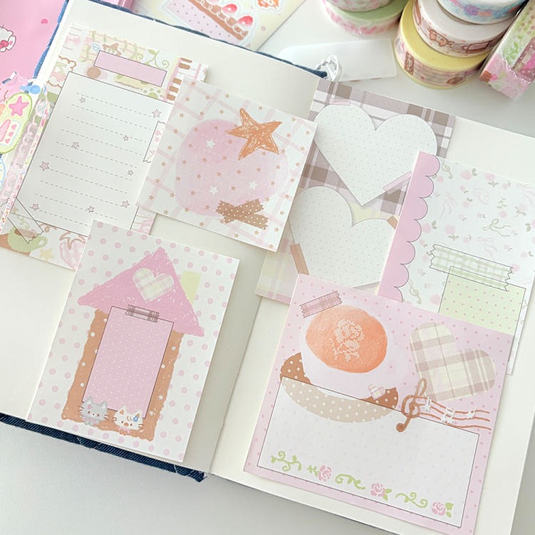Berddi - Coffee House Memo Sheet Sticker