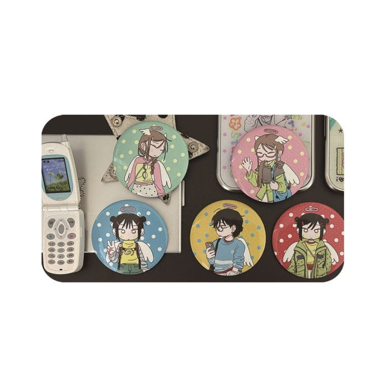 iostudio - character random pin button