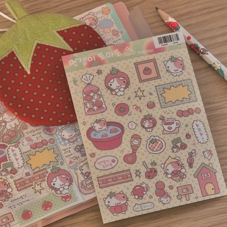 munyu - cool tomato sheet sticker