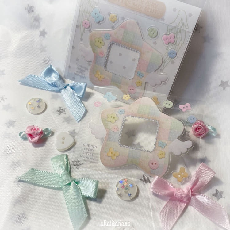 cherish 203 - patch star sticker