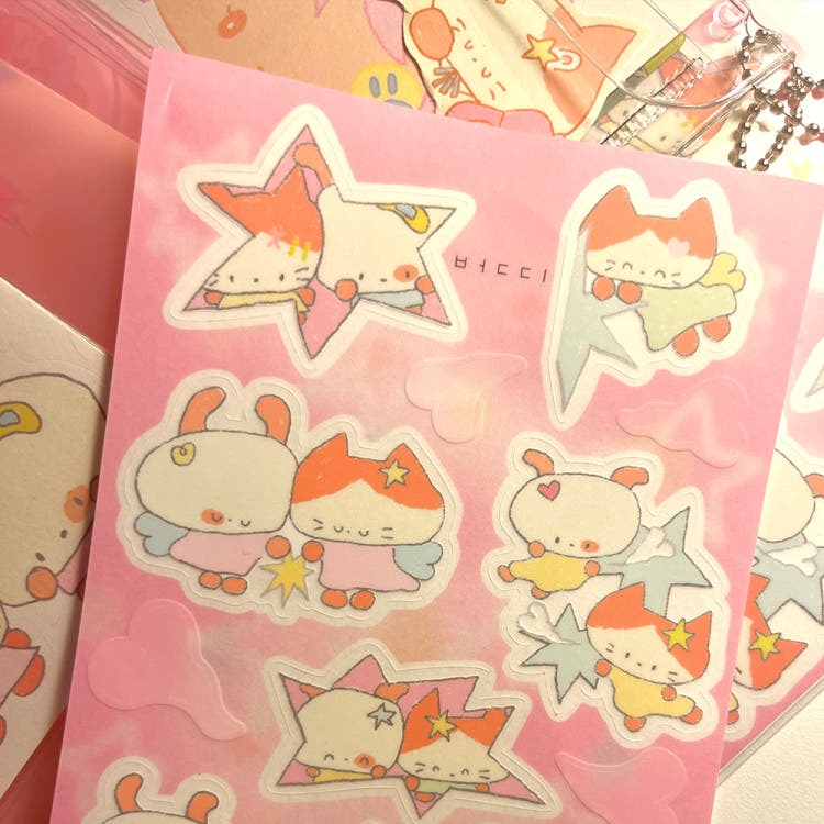 Berddi - Star Friend Transparent Sticker