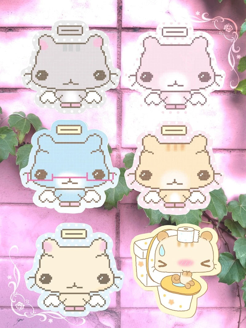 Happy Nyang Day - Die cut stickers